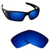 Alphax Pacafic Blue Mirrored Polarized Replacement Lenses for Oakley Crankcase