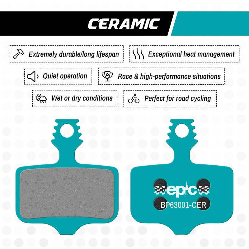 epic Disc Brake Pads for SRAM Rival, RED, Apex, Force,
