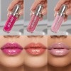 Lip Gloss Brillo Labial Hidratante Maquillaje Glossy 3pzs F