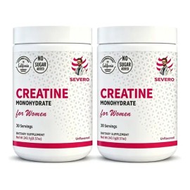 Creatina Monohidratada Severo Para Mujer 243g 30 Serv Pack2x