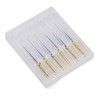 6pcs F1 Endodontic Canal Files Stretchy Metal Portable Rustproof Endodontic