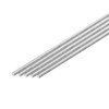 sourcing map 5Pcs 1/8"(3mm) Dia Round Aluminum Rod, 12"(305mm) Long