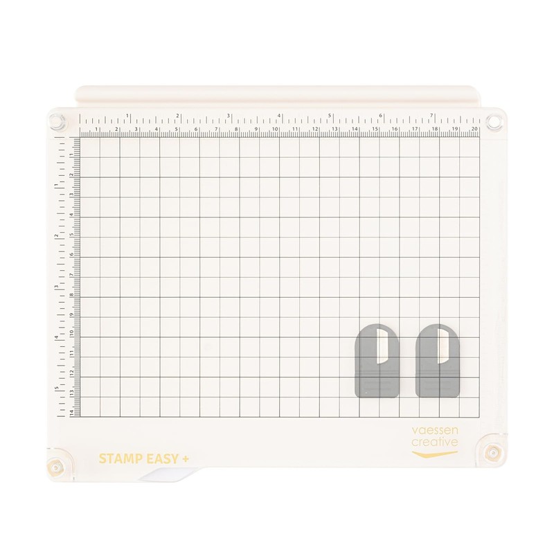 Vaessen Creative Stamp Easy+ Stamp Platform, for Precise Positioning of