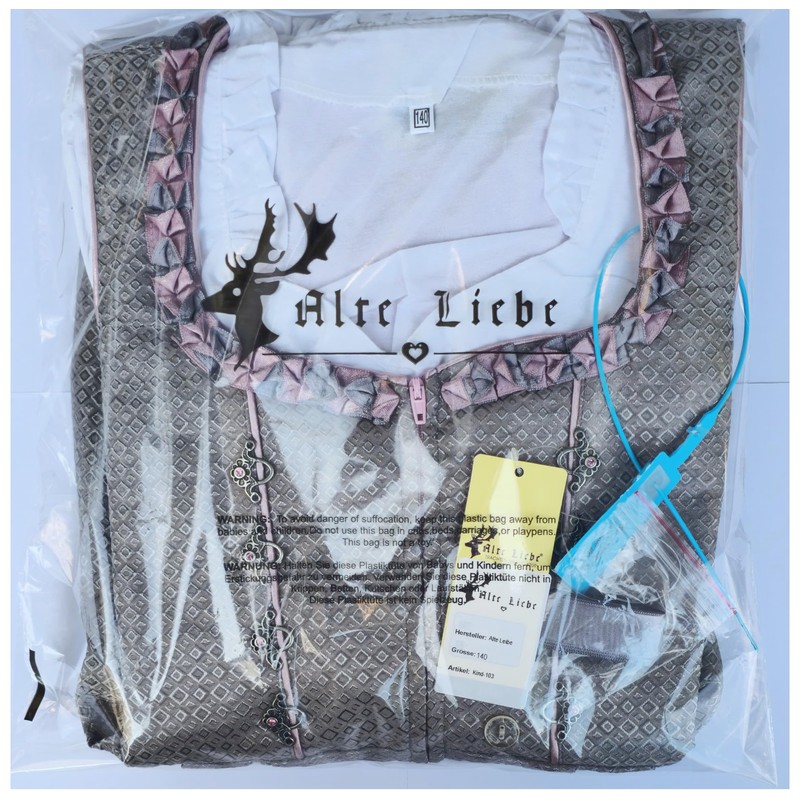 Alte Liebe 3-Piece Children's Dirndl Lace Apron KD-103/164