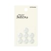 KIYOHARA NWN2 Now Button Flower Buttons, 2 Holes, 7 Pieces,