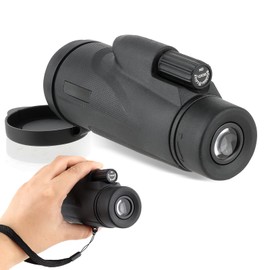 FOCUHUNTER 12 x 50 Monocular Telescope, High Magnification, Small, One-Handed Operation, Quality Vision, Star Scope Monocular Telescope, Multi-Coated Lens, Portable, High Transmittance, Waterproof