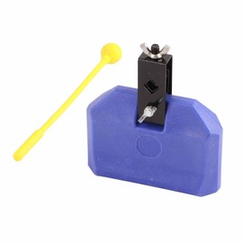 Drum Cow Bell, Plastic Percussion Instruments Block Noise Maker with Plastic Rod for Drum Kit