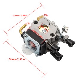 AMZSKU Carburettor Replacement for STIHL C1Q-S97 FS38 FS55R FS55 FS45 FS46 KM55R HL45 HS45 FS45L FS45C FS46C FS55C FS55RC FC55 Full Set Carburetor Accessories Included