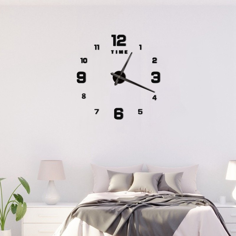 Wall Clock Large DIY Home Living Room Modern Art Decoration