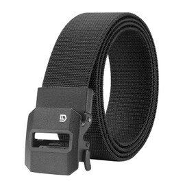 FAIRWIN Ratchet Belt Men - Tactical Stretch Nylon Web Work Belts, Gift for Casual Jeans, Pants, Golf, and Everyday Use