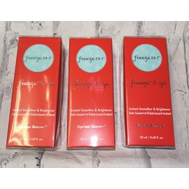 Freeze 24-7 3 X Freeze 24-7 Freeze & Go Instant Smoother & Brightener 20 ml/0.68 fl oz NEW