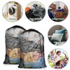 2 Pack Extra Large Mesh Laundry Bag with Drawstring, 23.6×35.4inch