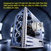 CPU Air Cooler 3.5in Dual Tower 6 Heat Pipes 3pin