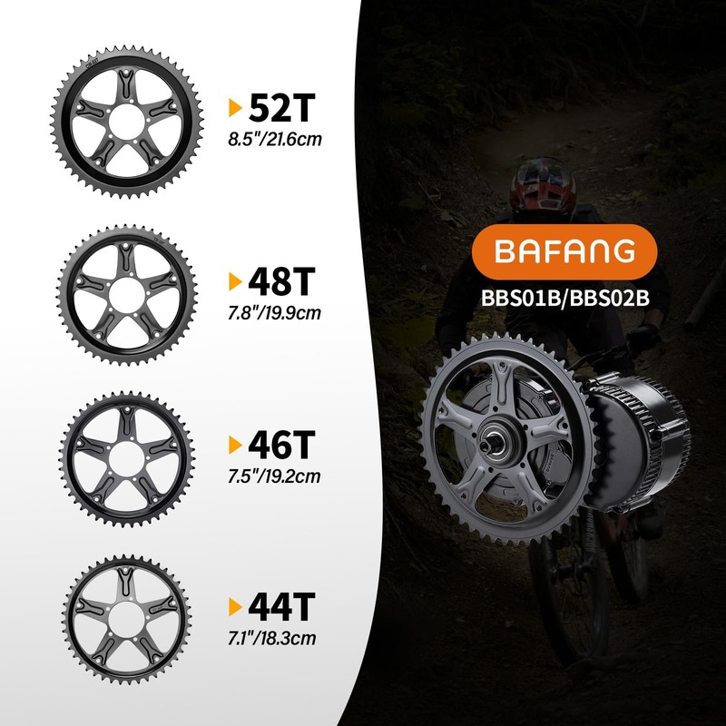 Bafang 46Z Chainring Bicycle Chain Ring Chainrings for BBS01 BBS02