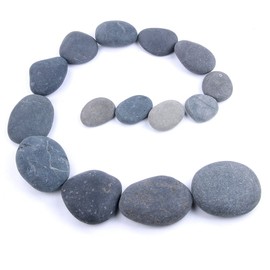 skullis Black Rocks for Painting Kindness Rocks Crafting Party Pack Bundle River Stones for Painting Crafts – Natural Smooth Surface Rock Painting Arts(5pcs 1-2inch,5pcs 2-3inch,5pcs 3-4inch)