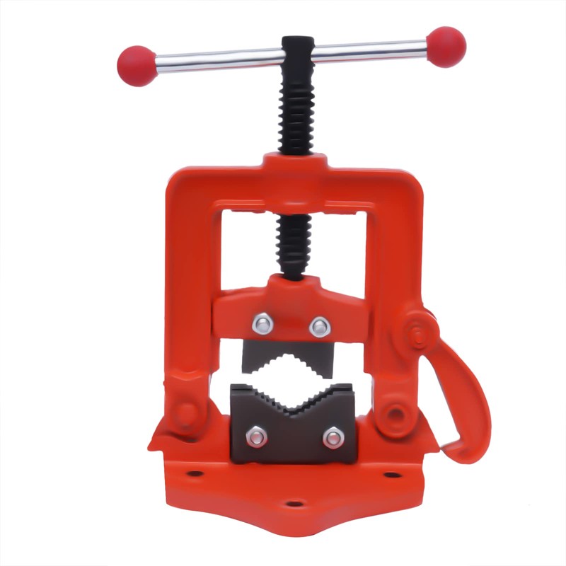 Professional Ratchet Pipe Threader Kit with 5 Iron Pipe Dies,Set