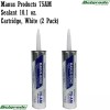 Manus Products 75AM Sealant 10.1 oz. Cartridge, White (2 Pack)