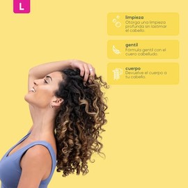 URBAN CURLS Shampoo Urban Curls 960 ml para Cabello Rizado – Hidratación y Control de Frizz | Shampoo Profesional para Rizos Definidos y Ondas Natural