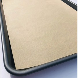 Natural Parchment Paper Unbleached 15x21 Inches Baking 200 Sheets | Worthy Liners Non-Stick Precut Baking Parchment, Perfect for baking cookies and cakes (200)