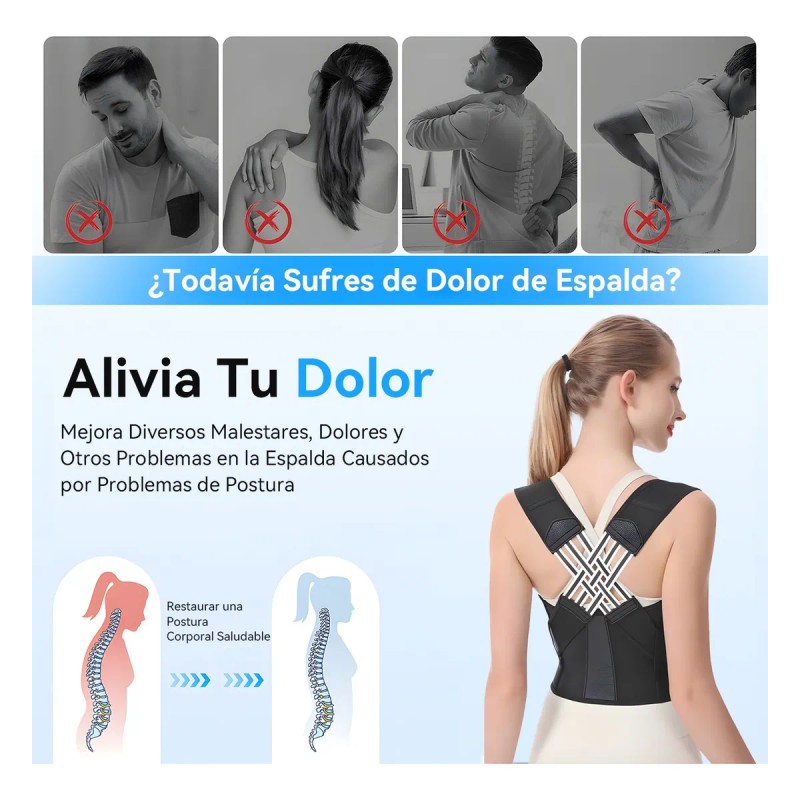 Faja Ortopdica Correctora De Postura Unisex Calidad
