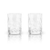 Viski Raye Gem Crystal Tumblers, Set of 2