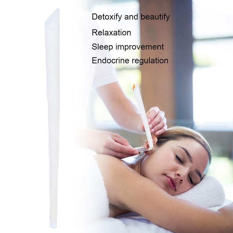 100pcs Horn Ear Candle Massage Relax SPA Ear Wax Candle