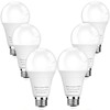 6-Pack Dusk to Dawn Light Bulbs Outdoor, A19 LED Photocell