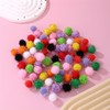 Pack of 50 30 mm Glitter Pom Poms, Thread Ball