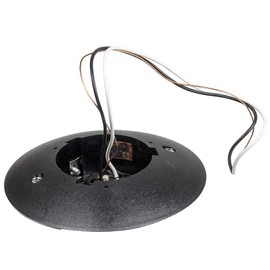 Sunlite 41320-SU 12" Decorative Outdoor Fixture, Medium Base (E26) Socket, Mounts on 3" Post (Not Included), UL Listed, White Globe, Black Finish Lens