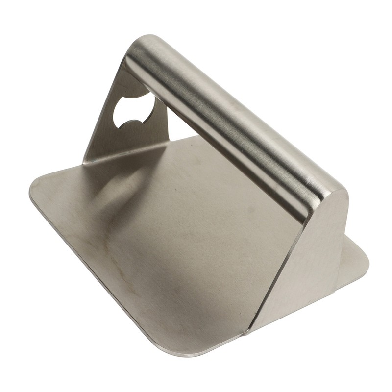 Burger Press Rectangular 304 Stainless Steel Burger Smasher Non Stick