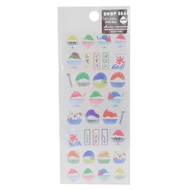 Fujinami Quail [Sticker Sheet] Summer Pattern Drop Sticker/Ice