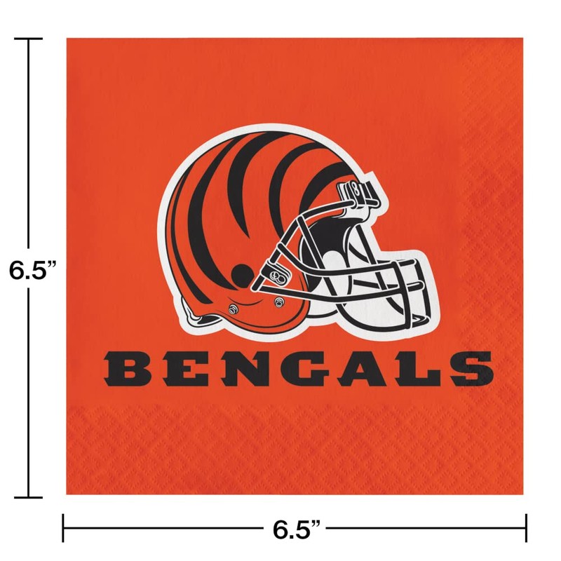 Cincinnati Bengals Napkins, 48 ct