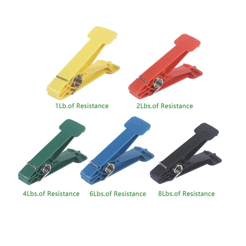 Graduated Pinch Pin Exerciser, Various Strength Levels, Rehab Pinch Clips,