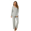 Aamikast Women's Pajama Sets Long Sleeve Button Down Sleepwear Nightwear