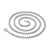 Treasure Bay Mens, Womens Solid 925 Silver Box Chain Necklace