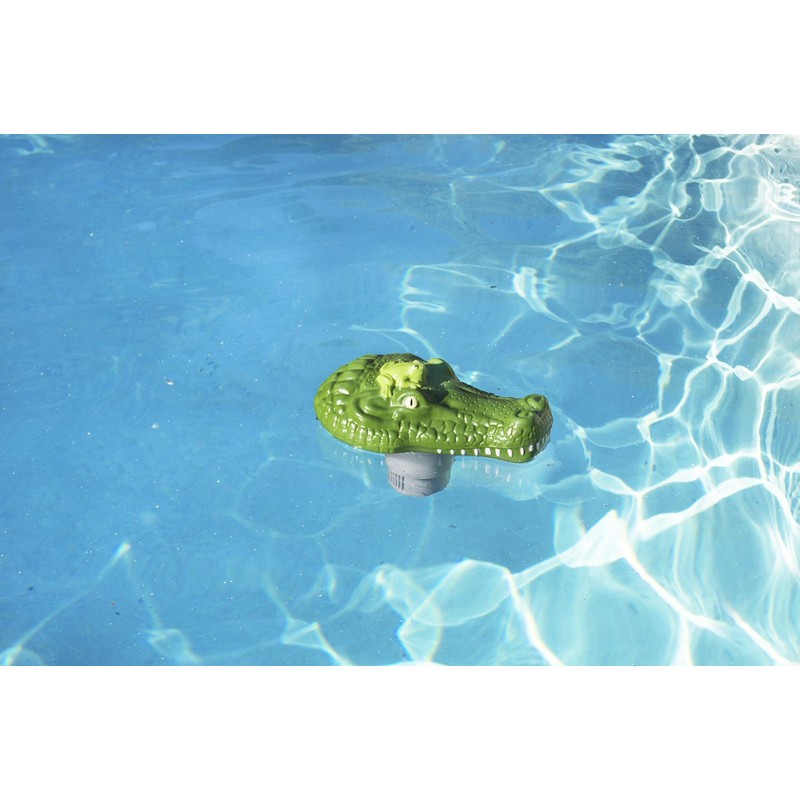 Poolmaster Adjustable Chlorine Dispenser for Swimming Pools and Spas, Alligator