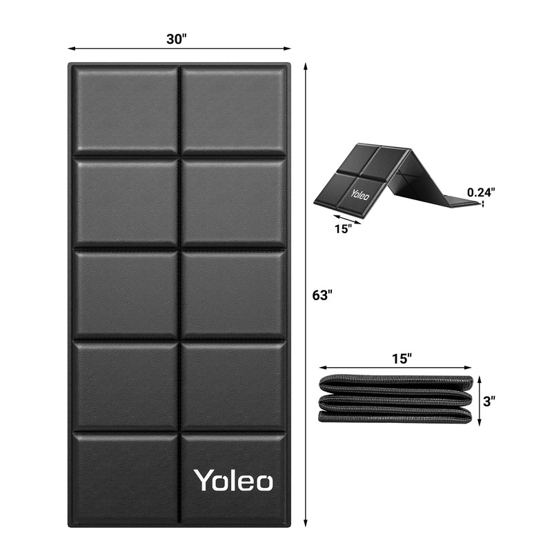 YOLEO Adjustable 660LBS Weight Bench, Foldable Workout Bench with Extended
