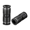 sourcing map Plastic Straight Union Push to Connect Tube Fitting