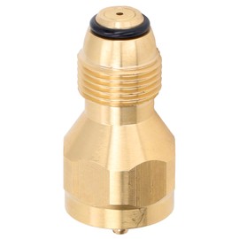 Propane Tank Refill Adapter 1LB Solid Brass Universal Mini for Disposable Small Bottle Fill