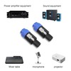 PNGKNYOCN Speakon to 1/4 inch Adapter，NL4FC Speaker Male to 1/4"