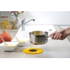 Charles Viancin Silicone Sunflower Trivet/Counter Protector, 6-Inch, Yellow