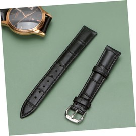 KONTONTY 1PC Watch Band 14mm wrist wraps for women Watch Wristband wrist watch straps correa para hombre universal watch strap wristlet for women leather wristlet strap Buckle man clock