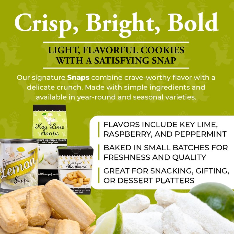 Flathau’s Fine Foods, Gourmet Shortbread Cookies, Handcrafted All Natural Artisan