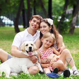 Dog Tie Out Cable and Stake, 16ft Outside Dog Leash&Chain for Camping and Yard, 16'' Heavy Duty Anti Rust Spiral Stake for Medium-Large Dogs Up to 125 lbs (16FT, Blue)