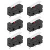 sourcing map 6Pcs KW11-3Z-B 1NO + 1NC Micro Limit Switch