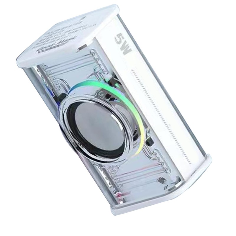 Bluetooth Speaker with Colorful Lights Loud Subwoofer Surround Sound Rechargeable