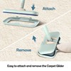 Newbealer Carpet Gilder, Steam Mop Replacement Accessory Compatible with NB602N,