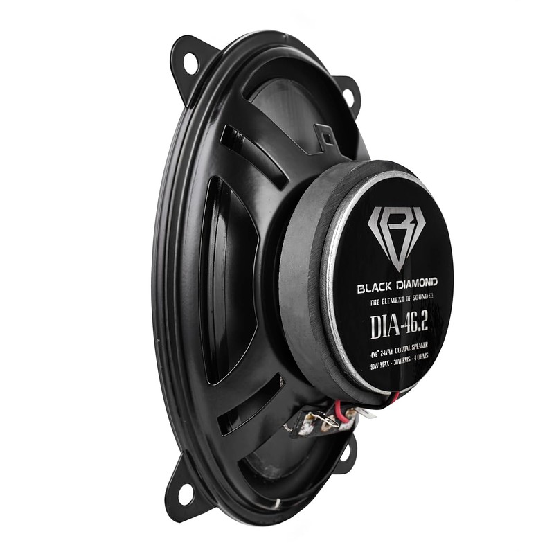 BLACK DIAMOND DIA-46.2 4x6 Coaxial Car Speakers – 2-Way Full