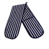 Molly Malou 100% Cotton Double Oven Gloves Butcher Quilted Stripe