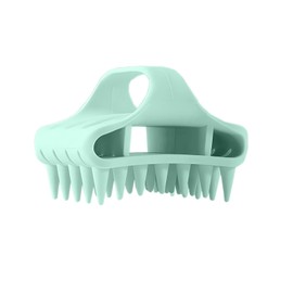 Merleu Gentle Scalp Massager,Silicone Scalp Scrubber for Any Hair Type,Soft Scalp Brush for Wet & Dry Use,Head Massage Stress Relax Easy to Hold Hair,Scalp Massager Tool (Mint Green)